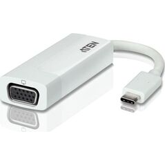 Adapter USB Aten USB-C - VGA Biały  (UC3002A-AT)