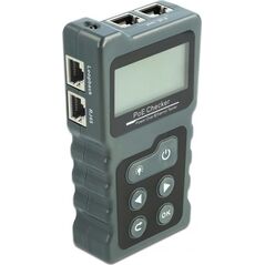 Delock Tester kabli LCD RJ45 / PoE / DC (63110)