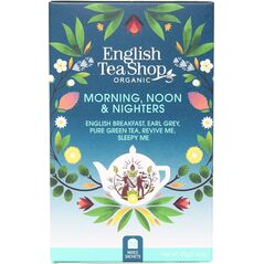 English Tea English Tea Shop, Herbata Morning, Noon & Nighters, 5 smaków, 20 saszetek