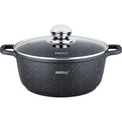 KingHoff KINGHOFF GARNEK MARMUROWY 24cm KH-1595 4,5L