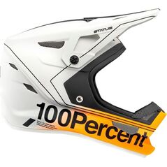 100% Kask full face 100% STATUS DH/BMX Helmet Carby Silver roz. XL (61-62 cm) (NEW)