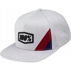 100% Czapka z daszkiem 100% CORNERSTONE trucker hat light grey (NEW)