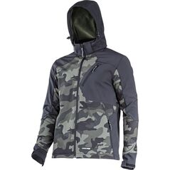 Lahti Pro KURTKA SOFTSHELL Z KAPT. MORO ZIEL.-CZAR., "2XL", CE, LAHTI