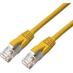 MicroConnect CAT6A UTP 15m Yellow LSZH