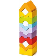 Cubika Klocki drewniane wieża mała