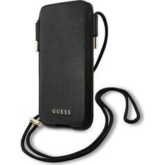 Guess Guess Torebka GUHCP12MSAPSBK 6,1" czarny/black Saffiano