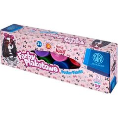 ASTRA art-pap Farby plakatowe 12 kolorów 20ml Pieski ASTRA