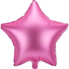 Party Deco Balon foliowy gwiazdka 48cm różowy