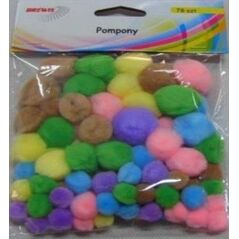 BREWIS Pompony pastelowe POM02