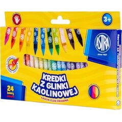 Astra TARGI Kredki z glinki kaolinowej Astra 24 kolory Astra TARGI