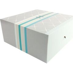 Beniamin PUDEŁKO 125 x 210 x 70 mm / 5 szt. - SREBRO OPAKOWANIE DO CIASTA (opakowanie=szt) Beniamin TARGI
