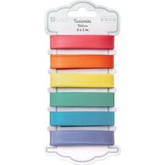 Dalprint Tasiemki satynowe DPCRAFT Brights 6 x 2m Dalprint