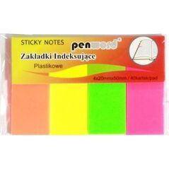 Penword Zakładki indeksujące PENWORD ZI-41 plastikowe 4x40 20mmx50mm Penword TARGI