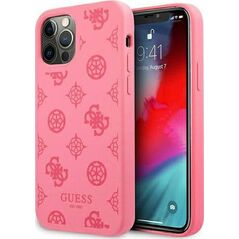 Guess Guess GUHCP12LLSPEFU iPhone 12 Pro Max 6,7" fuksja/fushia hard case Peony Collection