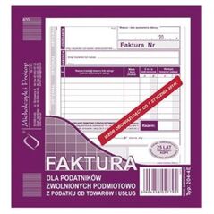 Michalczyk & Prokop Faktura dla podatników zwolnionych...204-4E