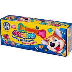 Astra Farby plakatowe Astrino 10 kolorów - 20 ml [opakowanie=6szt] Astra TARGI