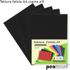 Penword Tektura falista PENWORD A4 5ark. - czarna Penword TARGI