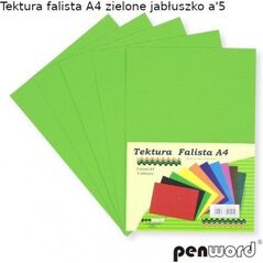Penword Tektura falista PENWORD A4 5ark. - zielone jabłuszko Penword TARGI
