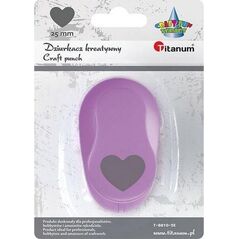 Titanum Dziurkacz z motywem Serce 25mm