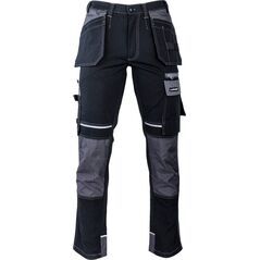Lahti Pro SPODNIE CZARNO-SZARE ZE WZMOCNIENIAMI, "2XL", CE, LAHTI