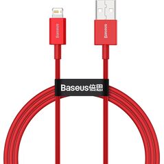 Kabel USB Baseus USB-A - Lightning 1 m Czerwony (BSU2661RED)