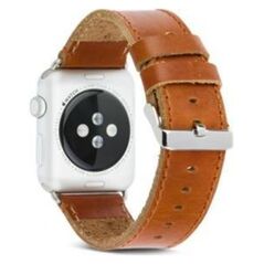 dbramante Copenhagen - Watch Strap 42/44 mm - Dark Saddle Brown/Silver