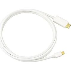 Kabel LMP DisplayPort Mini - HDMI 2m biały (LMP-MH-2M)