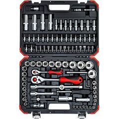 Gedore Gedore Red socket wrench set 1/4 "+ 1/2", 94 pieces (red / black, with reversible ratchets, SW 4mm - 32mm)