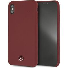 Mercedes Mercedes MEHCI65SILRE iPhone Xs Max czerwony/red hardcase Silicone Line