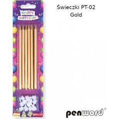 Penword ŚWIECZKI URODZINOWE PT-02 GOLD Penword