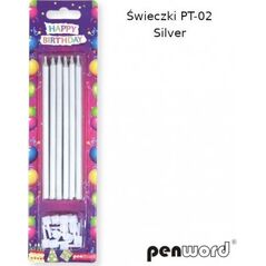 Penword ŚWIECZKI URODZINOWE PT-02 SILVER Penword