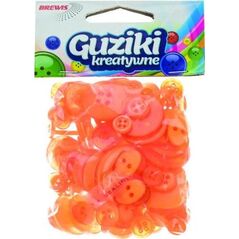 BREWIS Guziki 40 g GU 2 - pomarańczowy Brewis