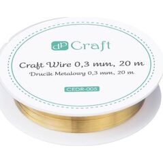 DP Craft Drucik metalowy DPCRAFT 0, 3mm 20m - złoty Dalprint