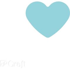 DP Craft Dziurkacz ozdobny do papieru i pianki DPCRAFT 2, 5cm Serce Dalprint
