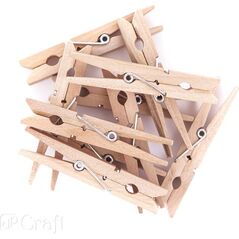 DP Craft Klamerki drewniane DPCRAFT 7, 2cm 10szt. Dalprint