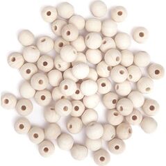 DP Craft Drewniane koraliki DPRCAFT Kulki 12mm, 40g Dalprint