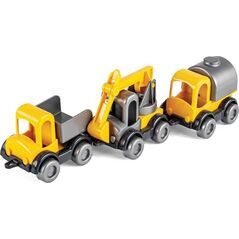 Wader ZESTAW KID CARS POJAZDY BUDOWLANE WADER 60021