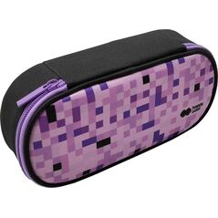 Piórnik GDD Piórnik saszetka Pixi violet owalny z zamkiem