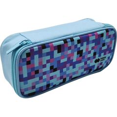 Piórnik GDD Piórnik saszetka Pixi blue prostokątny z zamkiem