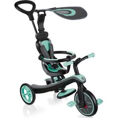 Globber Rowerek 4w1 trójkołowy / biegowy / wózek Explorer Trike Mint