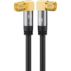 Kabel Goobay Antenowy (F) 5m czarny (70584)