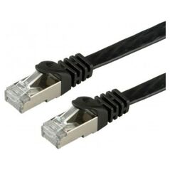 Value VALUE PatchCord Kat.6 FTP płaski czarny 1.5m