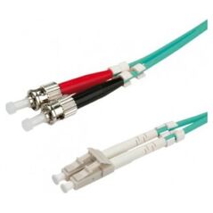 Value VALUE Patchcord światłowodowy 50/125um LC-ST OM3 5m turkusowy