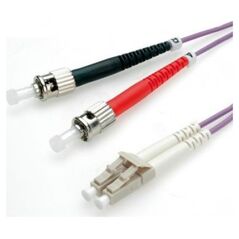 Value VALUE Patchcord światłowodowy 50/125um LC-ST OM4 3m fioletowy