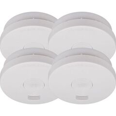 Brennenstuhl 4x Brennenstuhl Smoke Detector 10 years VDS3131 prooved