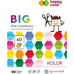 GDD Blok rysunkowy A4 60k mix kolorów