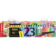 Stabilo ZAKREŚLACZ STABILO BOSS ORIGINAL ZESTAW 23 KOLORÓW W ETUI