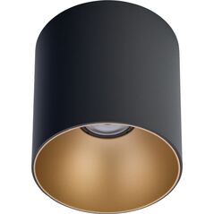Lampa sufitowa Nowodvorski Do jadalni oprawa natynkowa nowoczesna Nowodvorski POINT TONE BLACK/GOLD 8224
