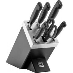 Zwilling Zestaw noży samoostrzących ZWILLING Four Star 35145-007-0 7 elementów czarny