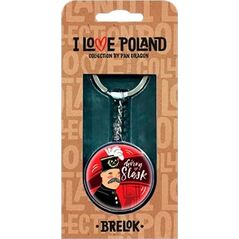 Breloczek Pan Dragon Brelok I love Poland Góny Śląsk ILP-BRE-A-KAT-01